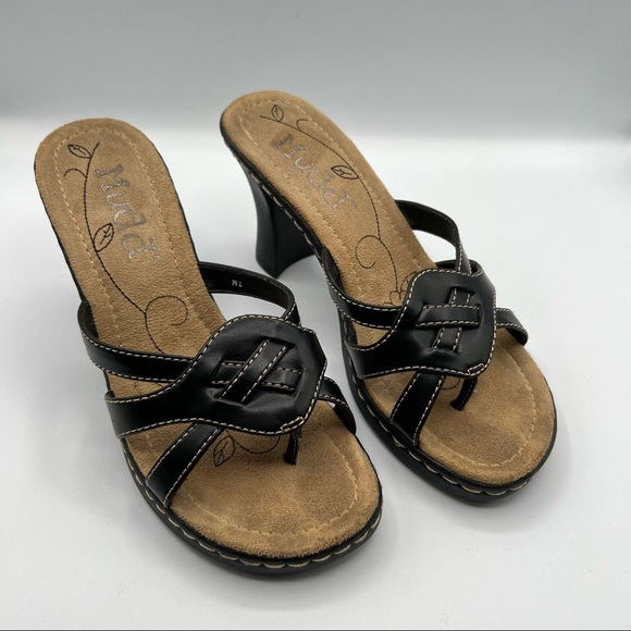 Mudd Y2K Block Heel Chunky Sandals - Picture 5 of 9